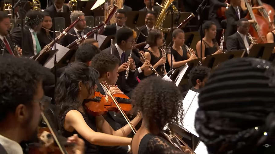 Orquestra Juvenil da Bahia (reprodução, YouTube)