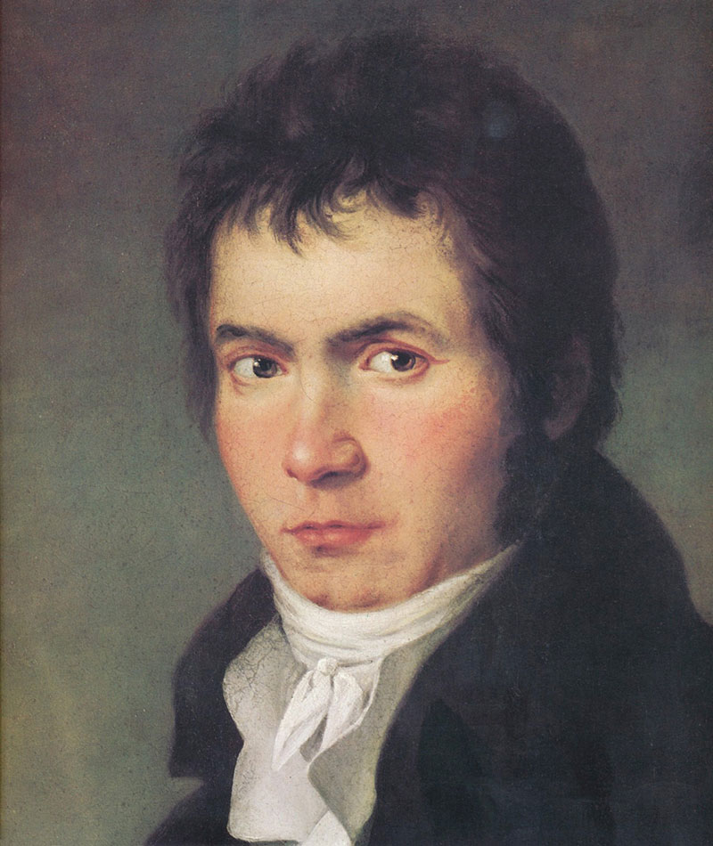Beethoven pintado por Joseph Willibrord Mähler [Reprodução]