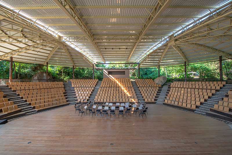 Teatro Vermelhos, em Ilhabela [Divulgação / Marco Yamin]