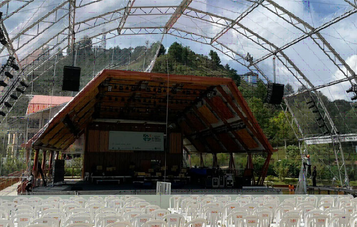 Novo auditório do Parque Capivari, em Campos do Jordão (divulgação)