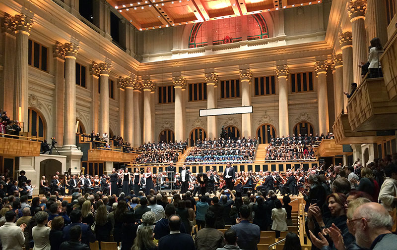 Apresentação da Sinfonia nº 8 de Mahler na Sala São Paulo [Divulgação]