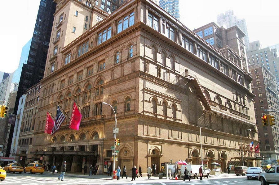 Carnegie Hall, em Nova York [Divulgação]