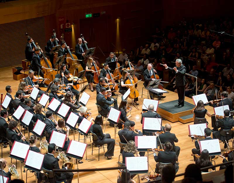 Orquestra Filarmônica de Minas Gerais na Sala Minas Gerais [Divulgação / Eugênio Sávio]