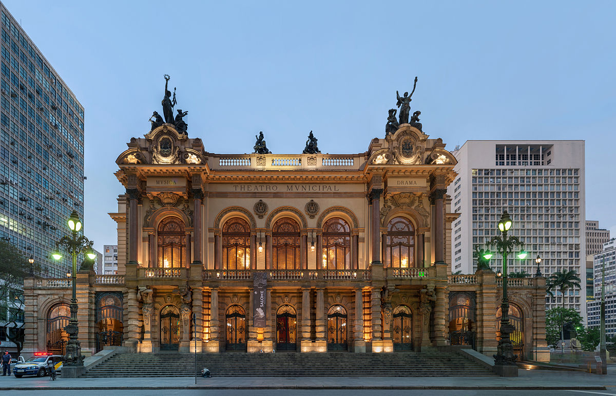 Fachada do Theatro Municipal de São Paulo [Divulgação]