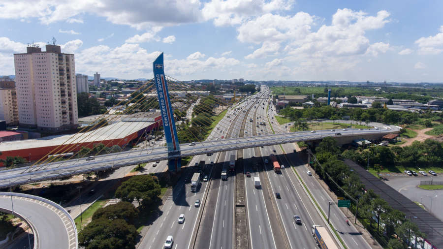 Viaduto Cidade de Guarulhos [Divulgação/Diego Secco]