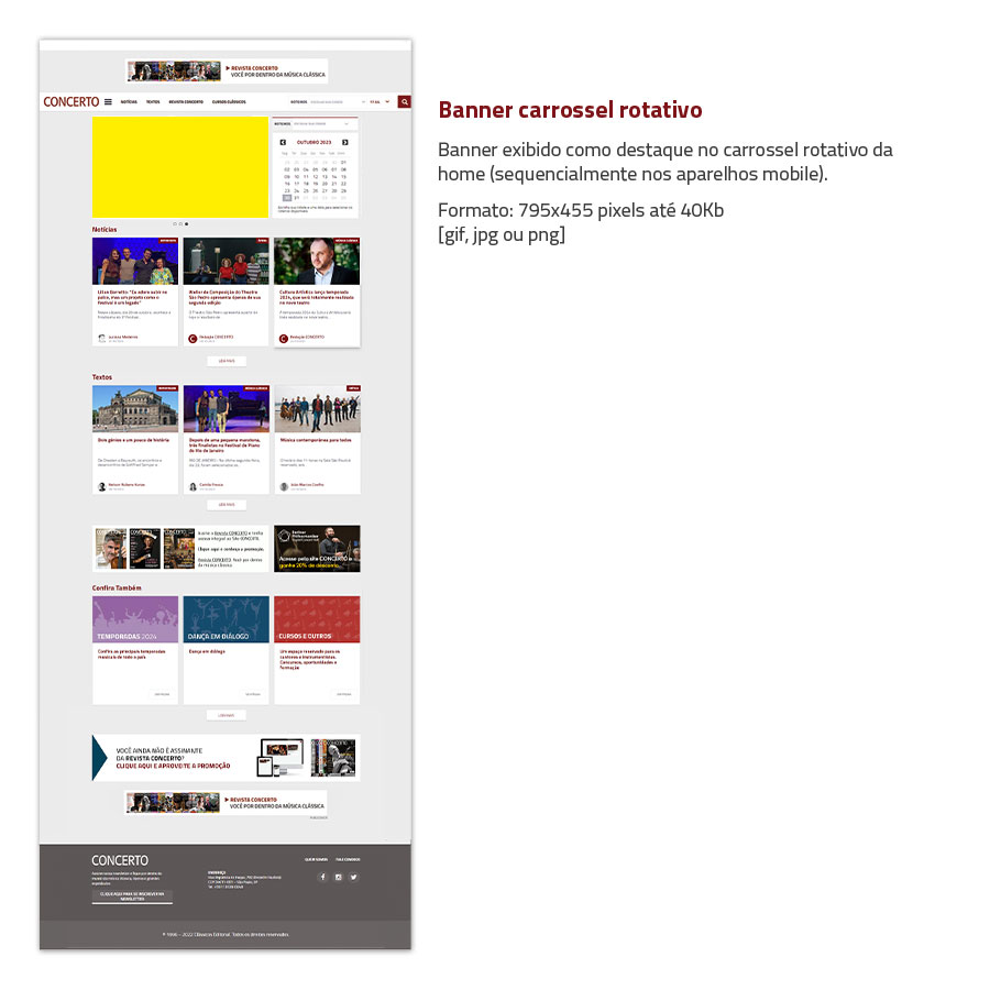 Banner Carrossel