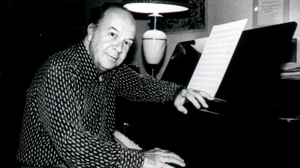 O compositor Claudio Santoro [Reprodução]