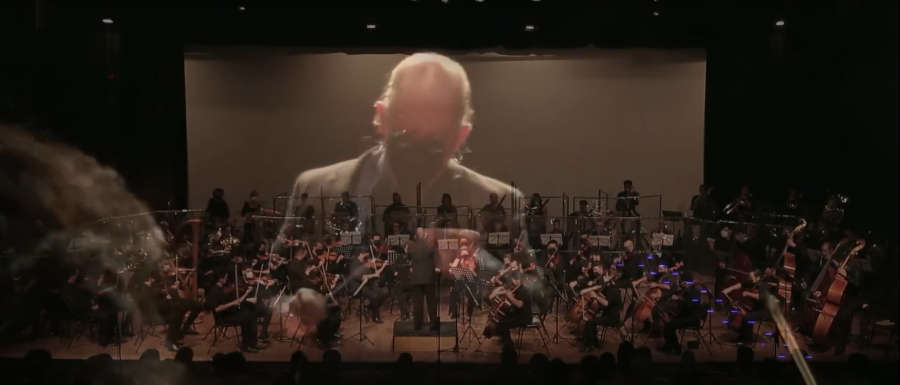 Orquestras de Guarulhos durante concerto de abertura da temporada 2022 [Reprodução]