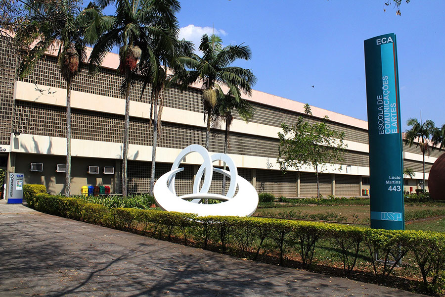 Fachada da Escola de Comunicações e Artes da USP (divulgação)