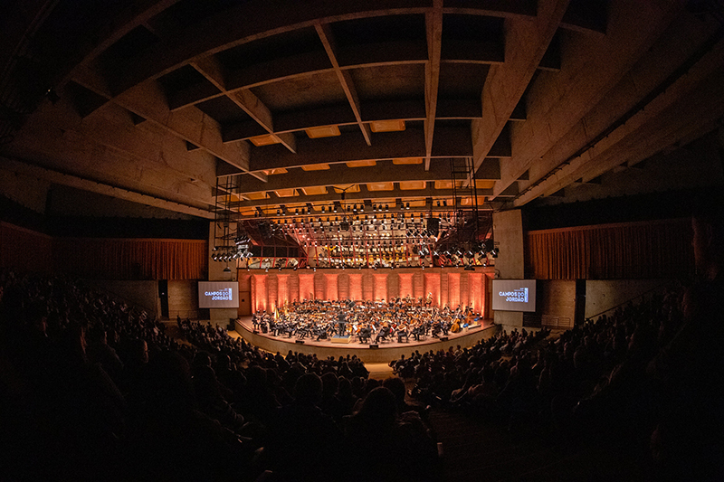 Concerto no Auditório Claudio Santoro, em Campos do Jordão [Divulgação]