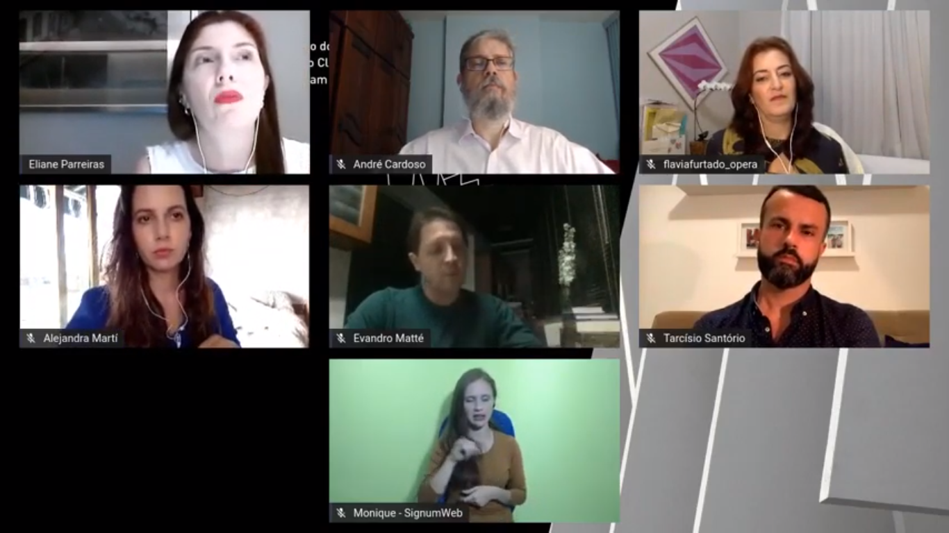 Debate do webinar #ÓperaHoje - mesa 14