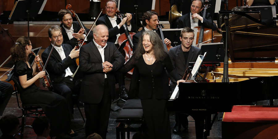 Daniel Barenboim e Martha Argerich [Divulgação]