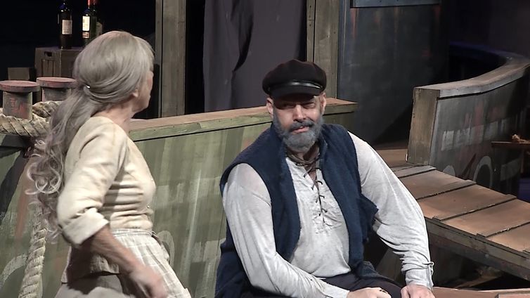 Eliane Coelho e Rodolfo Giuliani em 'Il tabarro', de Puccini [Divulgação]