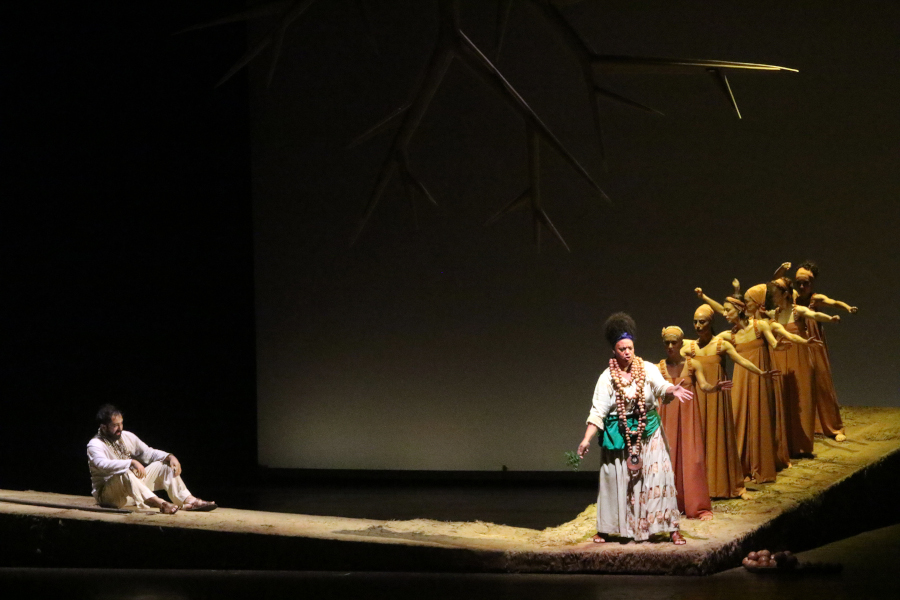 Cena da ópera 'Matraga', apresentada no Palácio das Artes de Belo Horizonte [Divulgação/Paulo Lacerda]