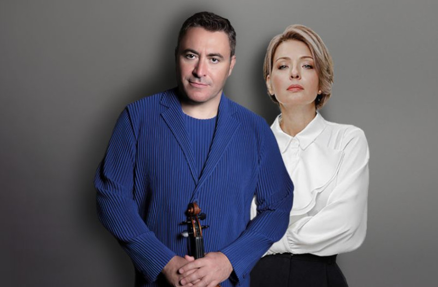 O violinista Maxim Vengerov e a pianista Polina Osetinskaya [Divulgação]