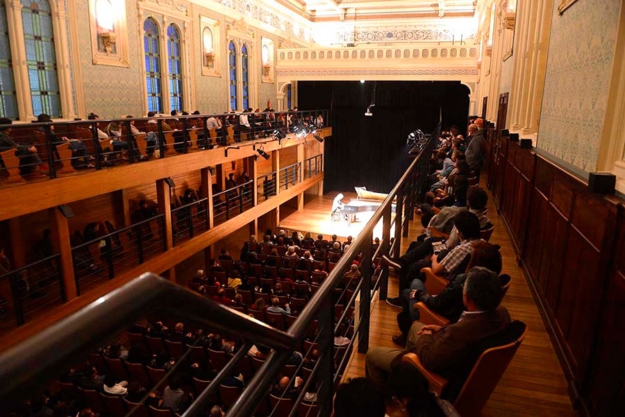 Capela Santa Maria, um dos espaços que recebe a Oficina de Música de Curitiba (divulgação)