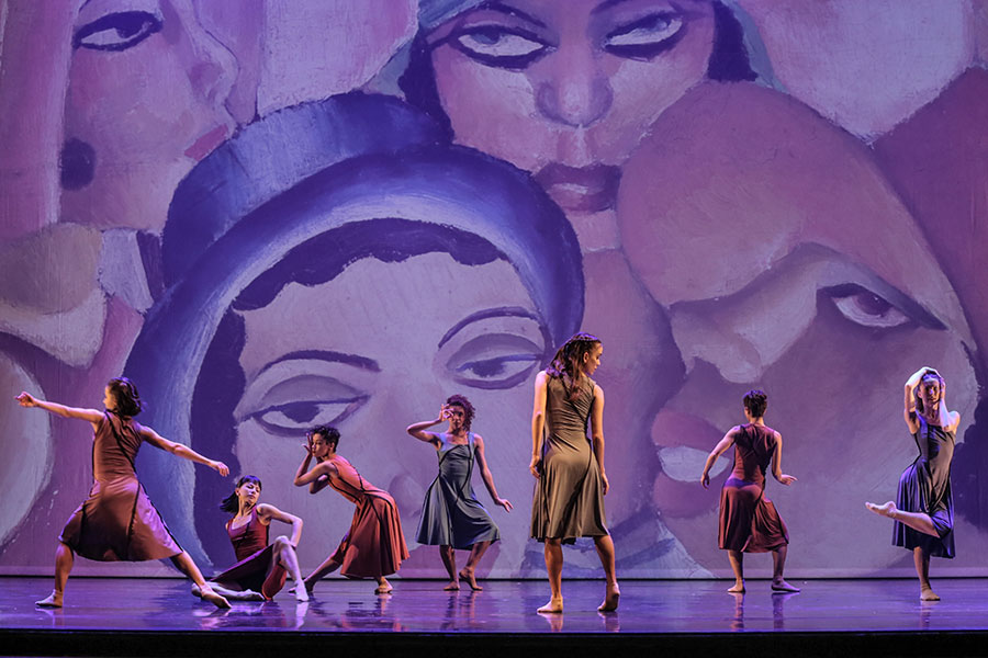 Cena de ‘Di’, de Miriam Druwe, produção da São Paulo Companhia de Dança (divulgação, Charles Lima)