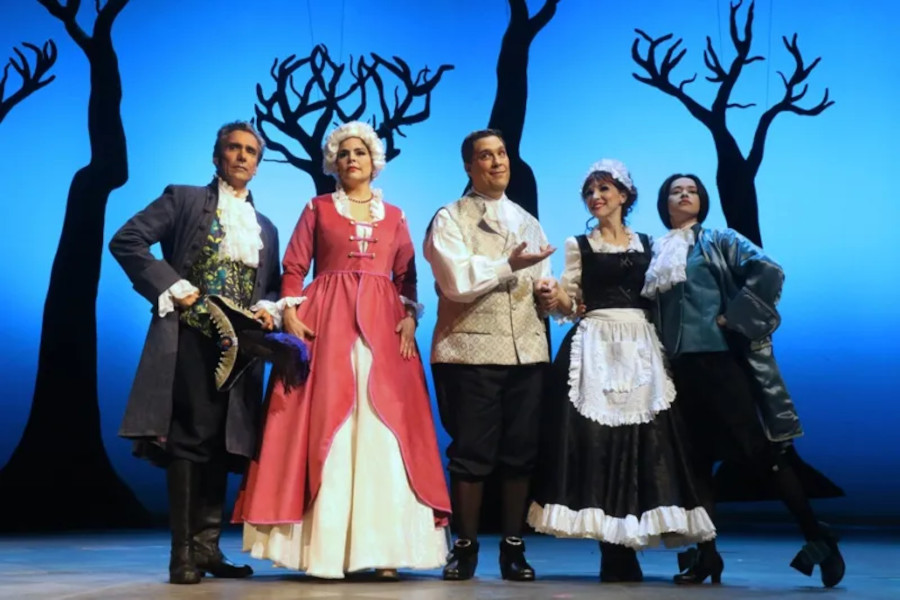 Elenco de 'As bodas de Fígaro' [Divulgação/Paulo Lacerda]