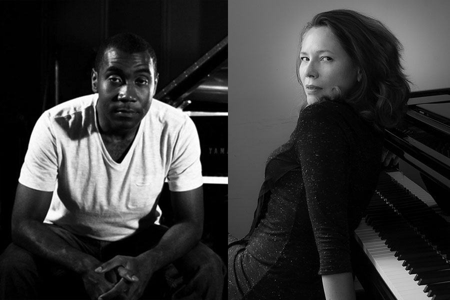 Os pianistas Hércules Gomes e Karin Fernandes (divulgação)