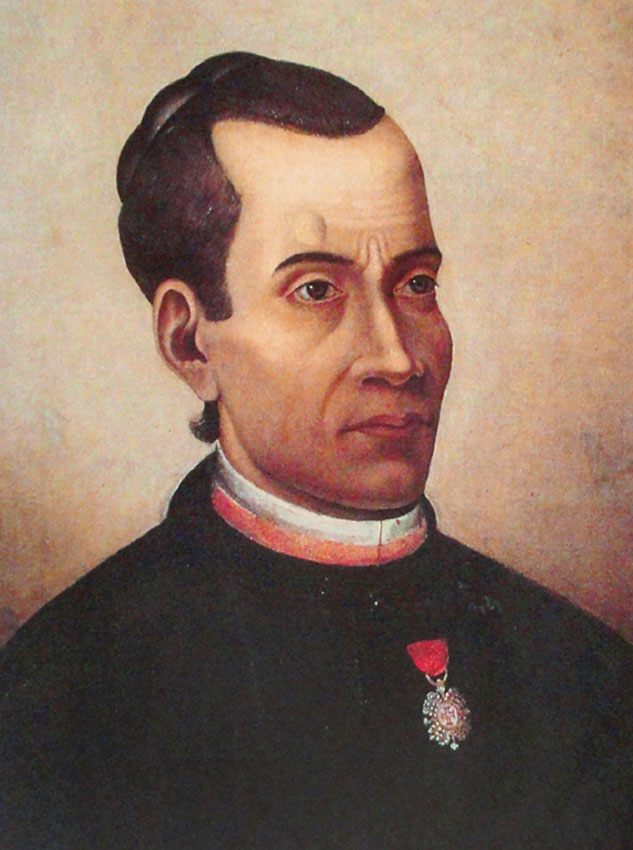 Padre José Maurício em quadro pintado por seu filho, José Maurício Nunes Garcia Júnior