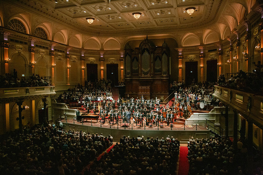 Concerto da Orquestra Neojiba na Concertgebouw, em Amsterdã (divulgação, Beatriz Meneses)