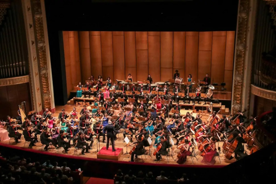 A Sinfônica Heliópolis no Theatro Municipal de São Paulo [Divulgação/Georgia Leopoldi]