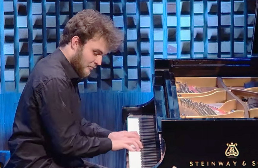 Luís Henrique Leite Andrade Araújo em apresentação na final (reprodução YouTube)