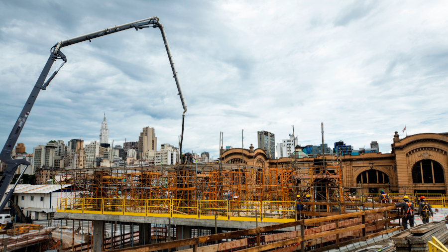 Obras da unidade Parque Dom Pedro [Divulgação/Evelson de Freitas]