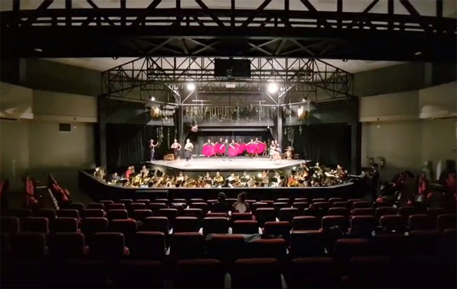 O novo Teatro do Campus, na USP Ribeirão Preto (reprodução)