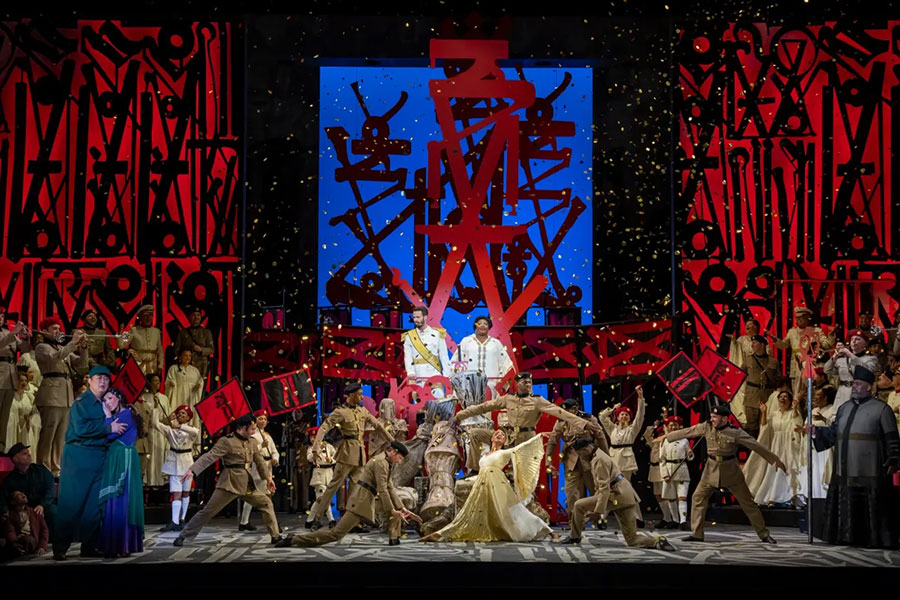 Cena de produção da WNO (reprodução do site) 