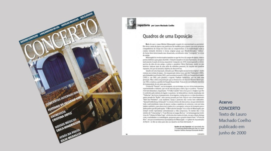 Acervo CONCERTO: Quadros de uma exposição
