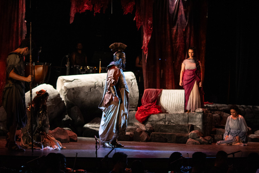 Cena da ópera 'Clitemnestra', apresentada na edição do ano passado do festival [Divulgação]