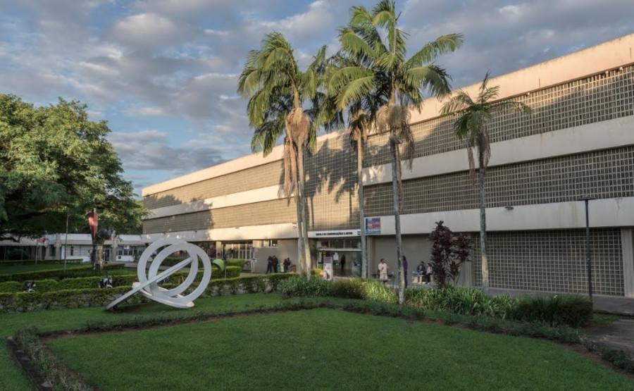 Prédio da ECA na Cidade Universitária [Divulgação/USP]