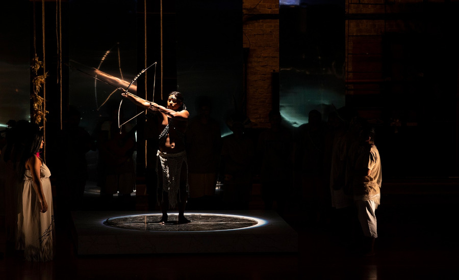 Cena de 'O guarani', no Theatro Municipal de São Paulo [Divulgação]