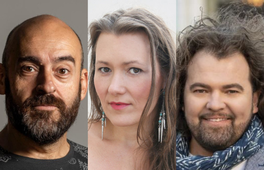 Hernán Iturralde, Carla Filipcic e Kristian Benedikt [Divulgação]