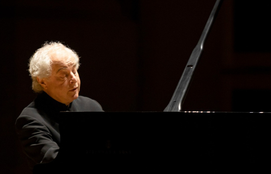 O pianista András Schiff durante recital na Sala São Paulo [Divulgação/Cultura Artística]