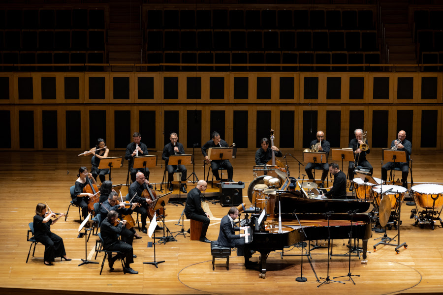 Trifonov durante gravação na Sala São Paulo, em fevereiro [Divulgação]