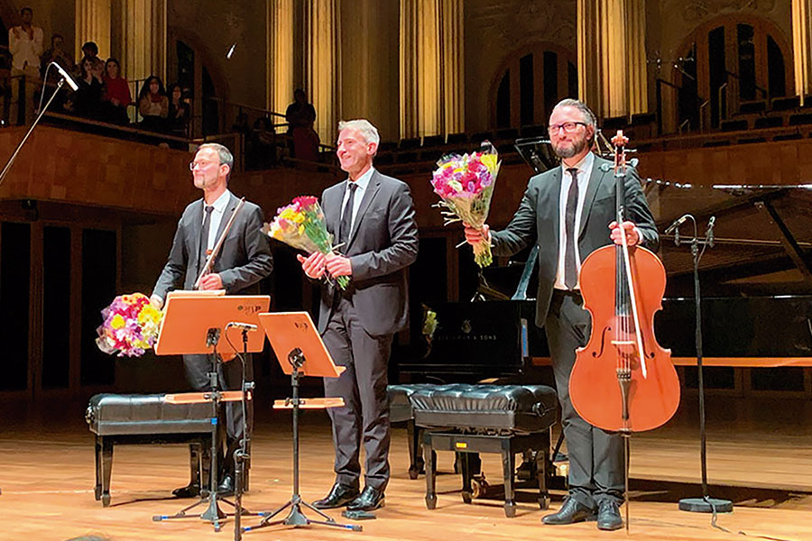 O Trio Eggner foi um dos destaques da temporada do Mozarteum Brasileiro (REVISTA CONCERTO) (divulgação)