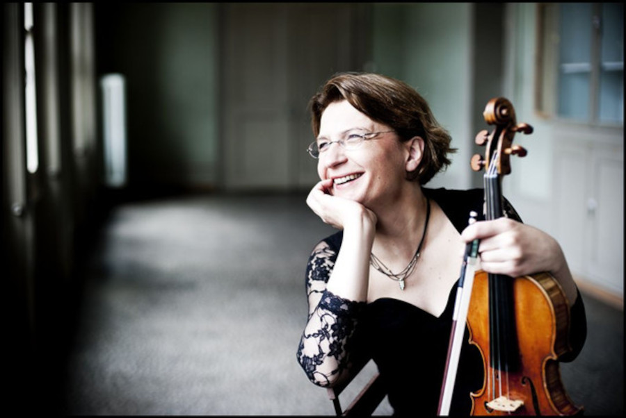 A violinista alemã Antje Weithaas [Divulgação]