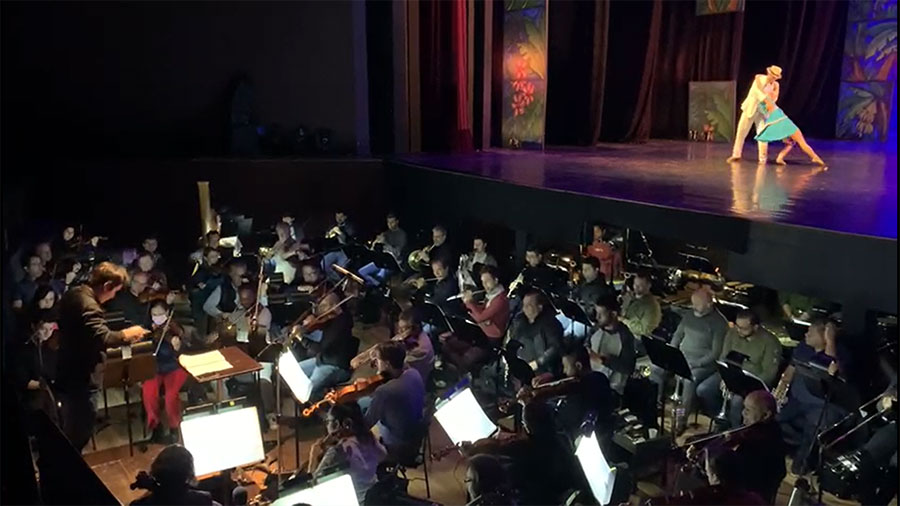 Ensaio de ‘Lendas brasileiras’ no Teatro Guaíra (reprodução)