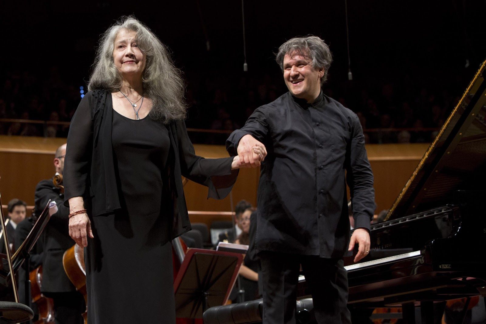 Martha Argerich e Antonio Pappano [Divulgação]
