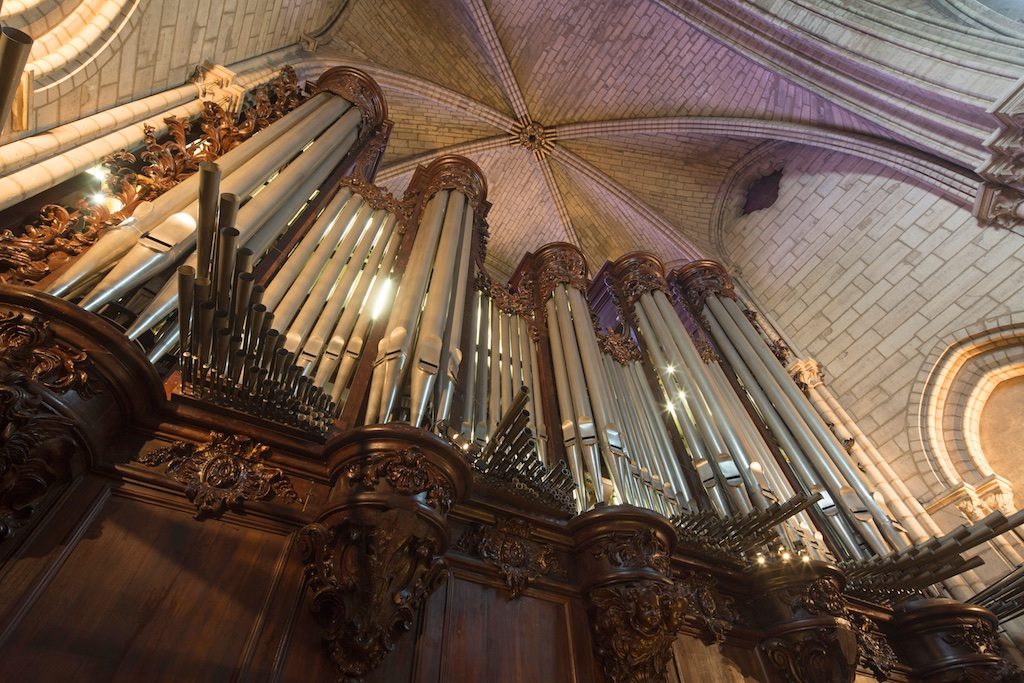 Órgão da Catedral de Notre Dame, em Paris [Reprodução]