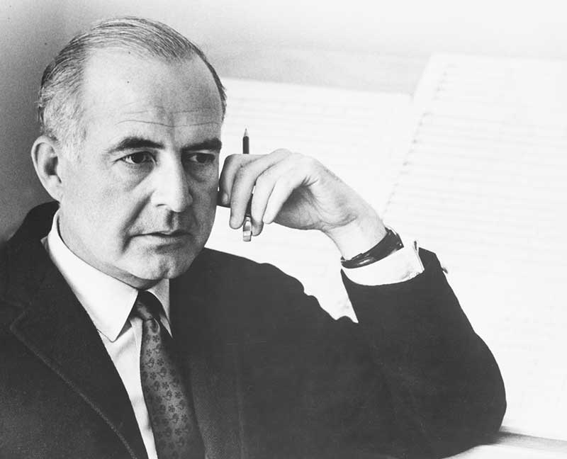 O compositor Samuel Barber [Reprodução]