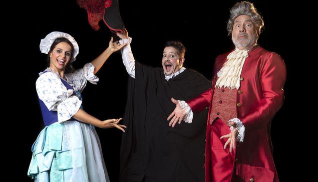 Revista Concerto A soprano Carla Cottini, o ator Will Anderson e o baixo-barítono Saulo Javan (divulgação, Luís Prado)