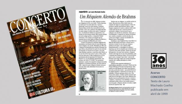 Revista Concerto Acervo CONCERTO: Réquiem alemão, de Brahms