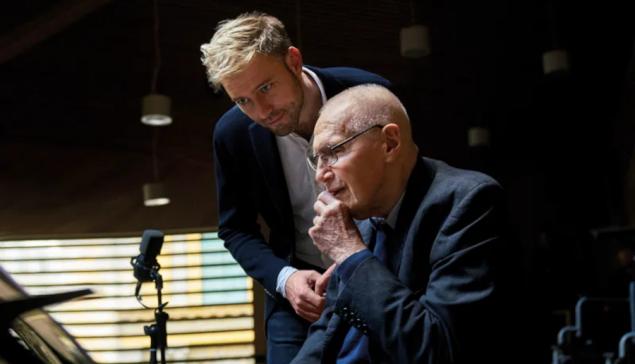 Revista Concerto Benjamin Appl e Kurtág durante a gravação do álbum [Divulgação]