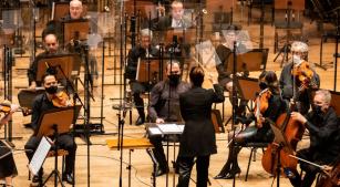 Concerto da atual edição do Festival de Música Contemporânea Brasileira no Teatro Castro Mendes [Divulgação/Juliana Hilal]