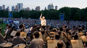 Filarmônica de Nova York. Exemplo de orquestra subsidiada pela comunidade. Foto: divulgação.