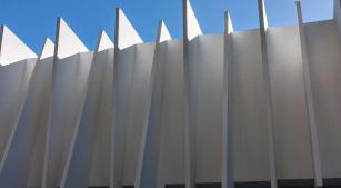 Detalhe da fachada do Palácio das Artes de Belo Horizonte [Divulgação]