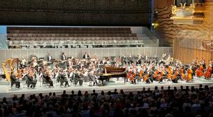 A Filarmônica de Minas Gerais durante concerto na Casa da Música do Porto [Divulgação/Agenor Carvalho]